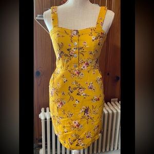 Colorful Jean flower dress